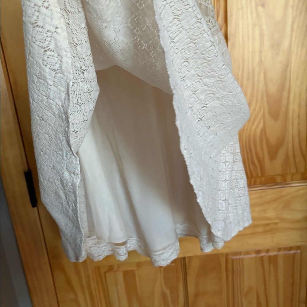Free People | Victoria Lace Mini Dress in Ivory - Picture 7 of 11